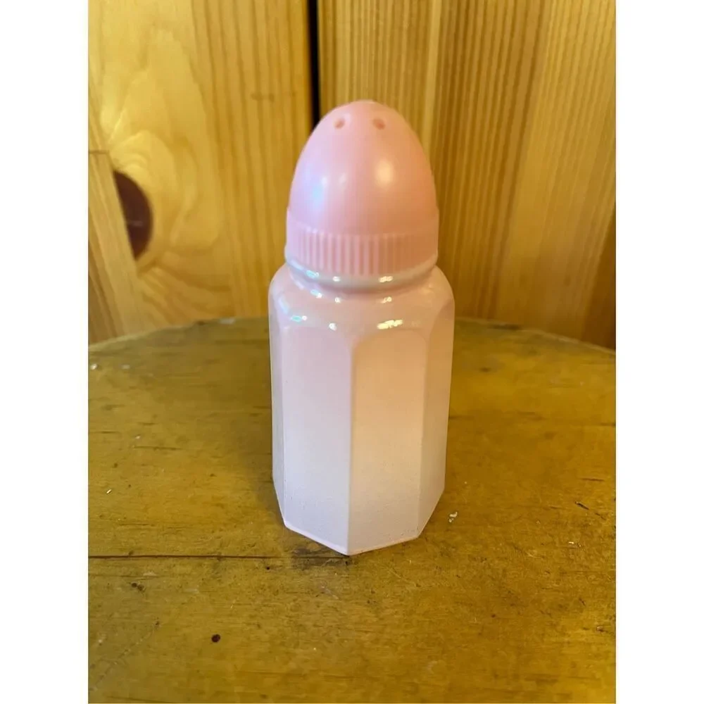 Vintage Hazel Atlas Pink Glass Salt or Pepper Shaker (6409)
